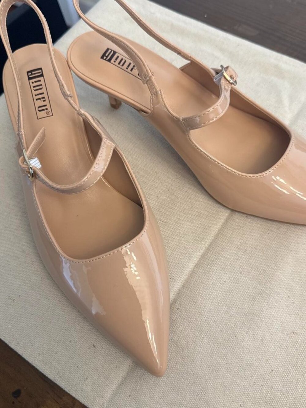 Women's Tan and Pink Footwear